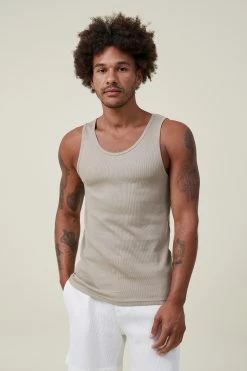 Cotton On Men 2X2 Rib Tank
