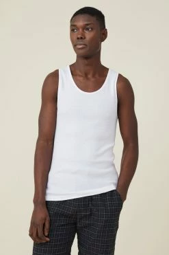 Cotton On Men 2X2 Rib Tank