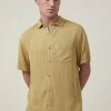 Cotton On Men Cuban Short Sleeve Shirt