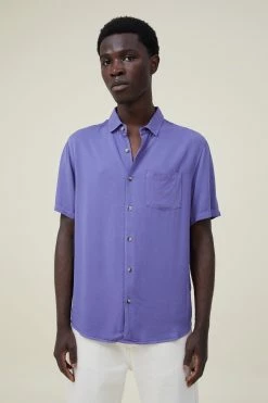 Cotton On Men Cuban Short Sleeve Shirt
