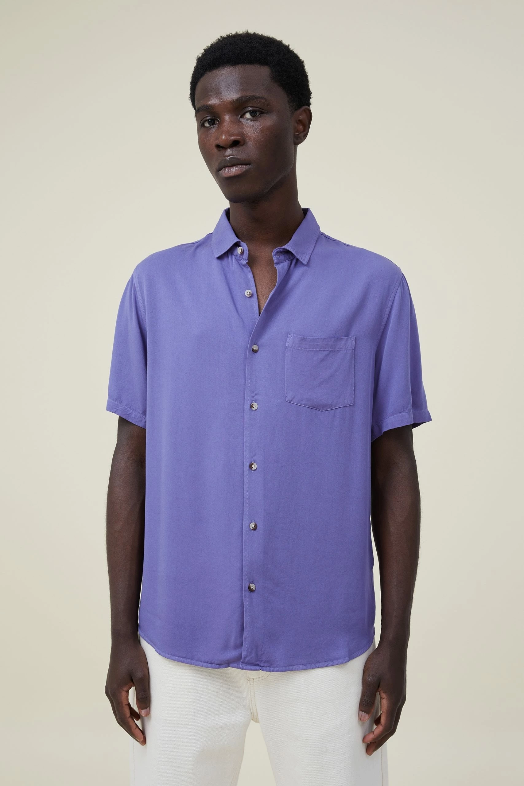 Cotton On Men Cuban Short Sleeve Shirt