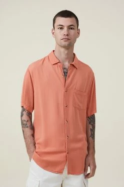 Cotton On Men Cuban Short Sleeve Shirt