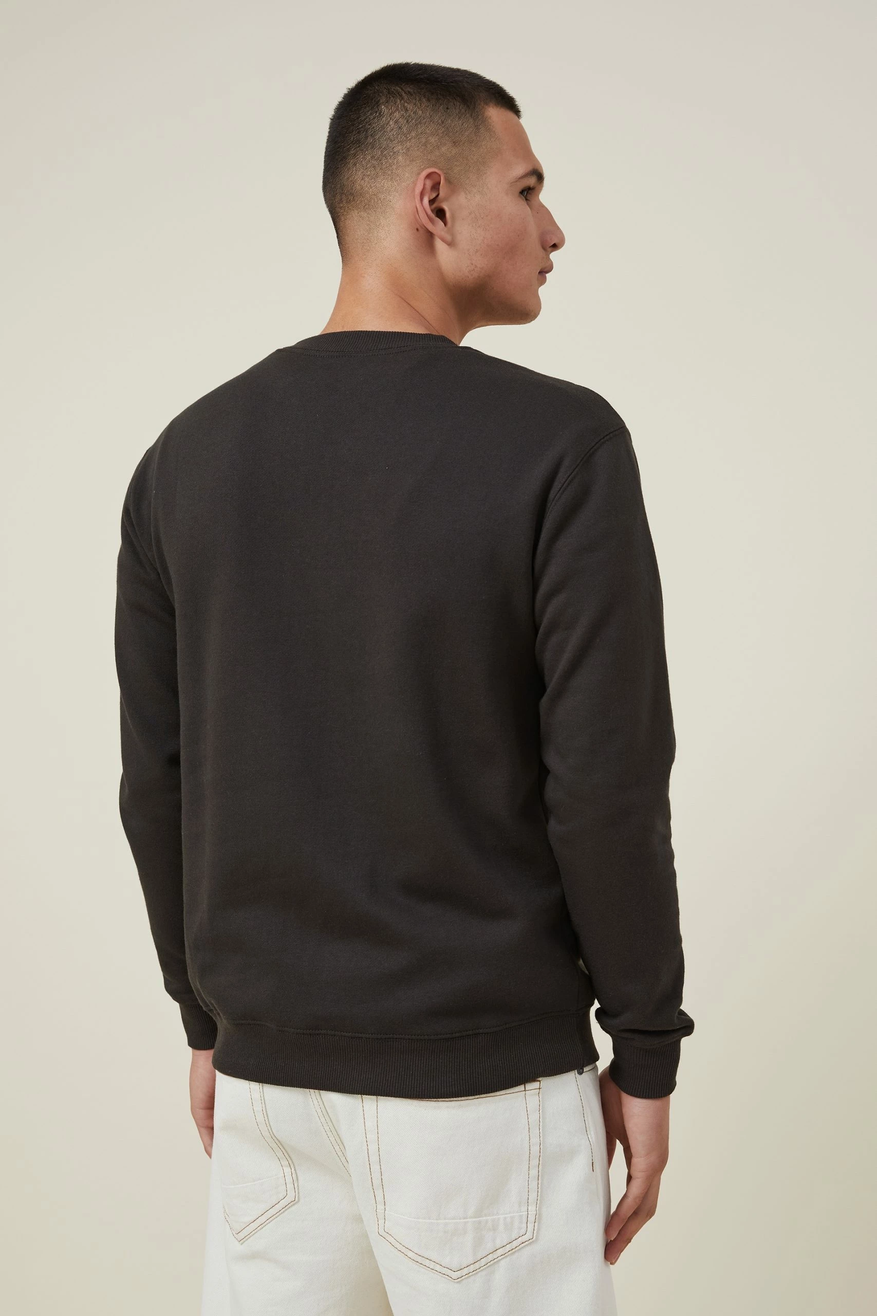 Cotton On Men Graphic Crew Fleece - Image 3