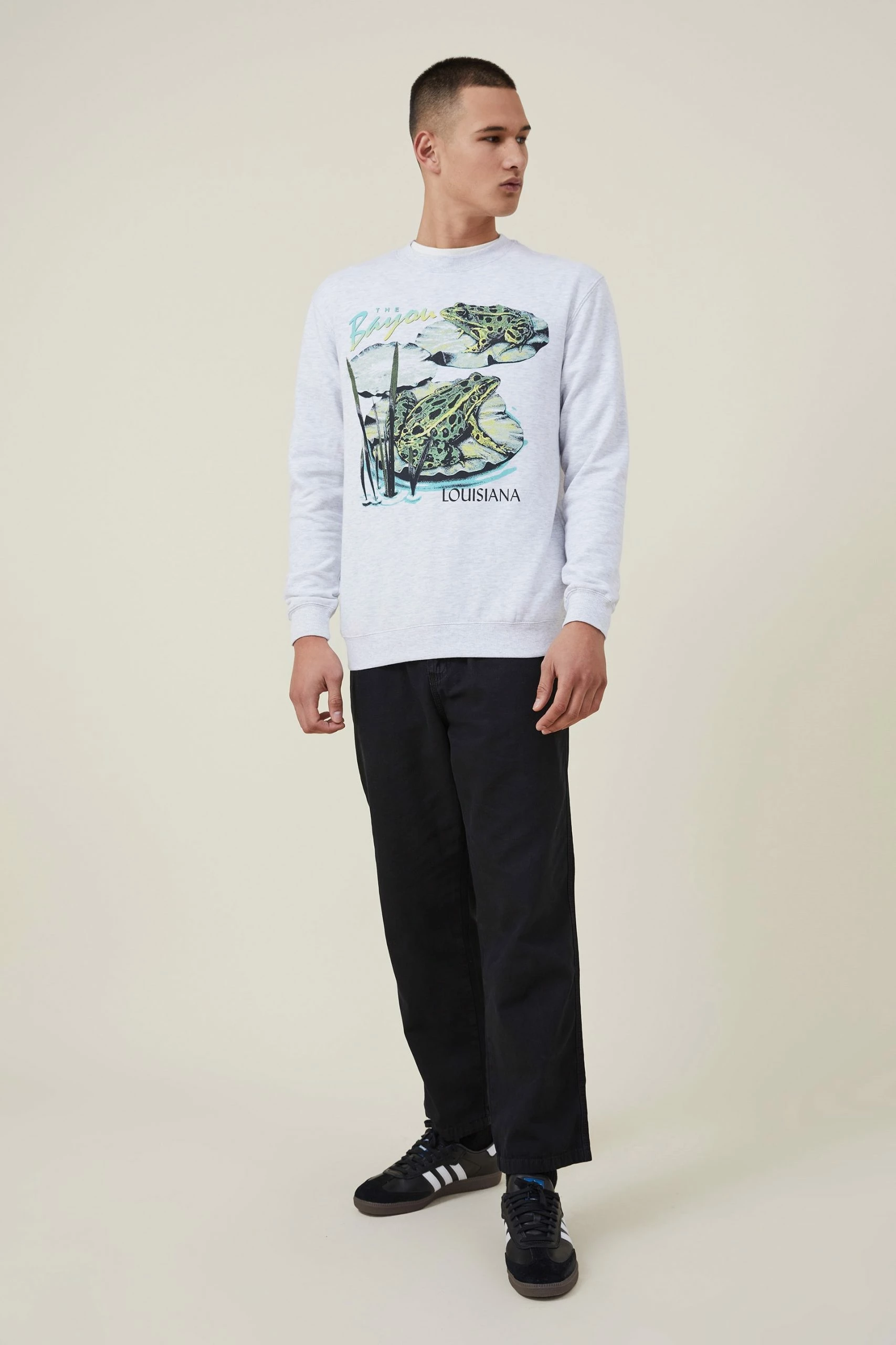 Cotton On Men Graphic Crew Fleece - Image 2