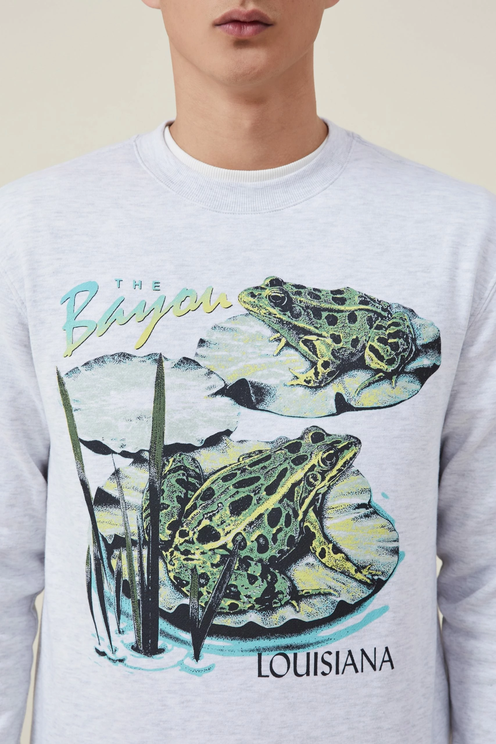 Cotton On Men Graphic Crew Fleece - Image 4