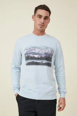 Cotton On Men Graphic Crew Fleece