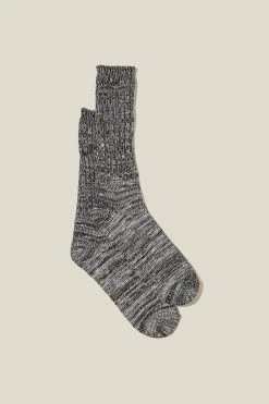 Cotton On Men Chunky Knit Sock