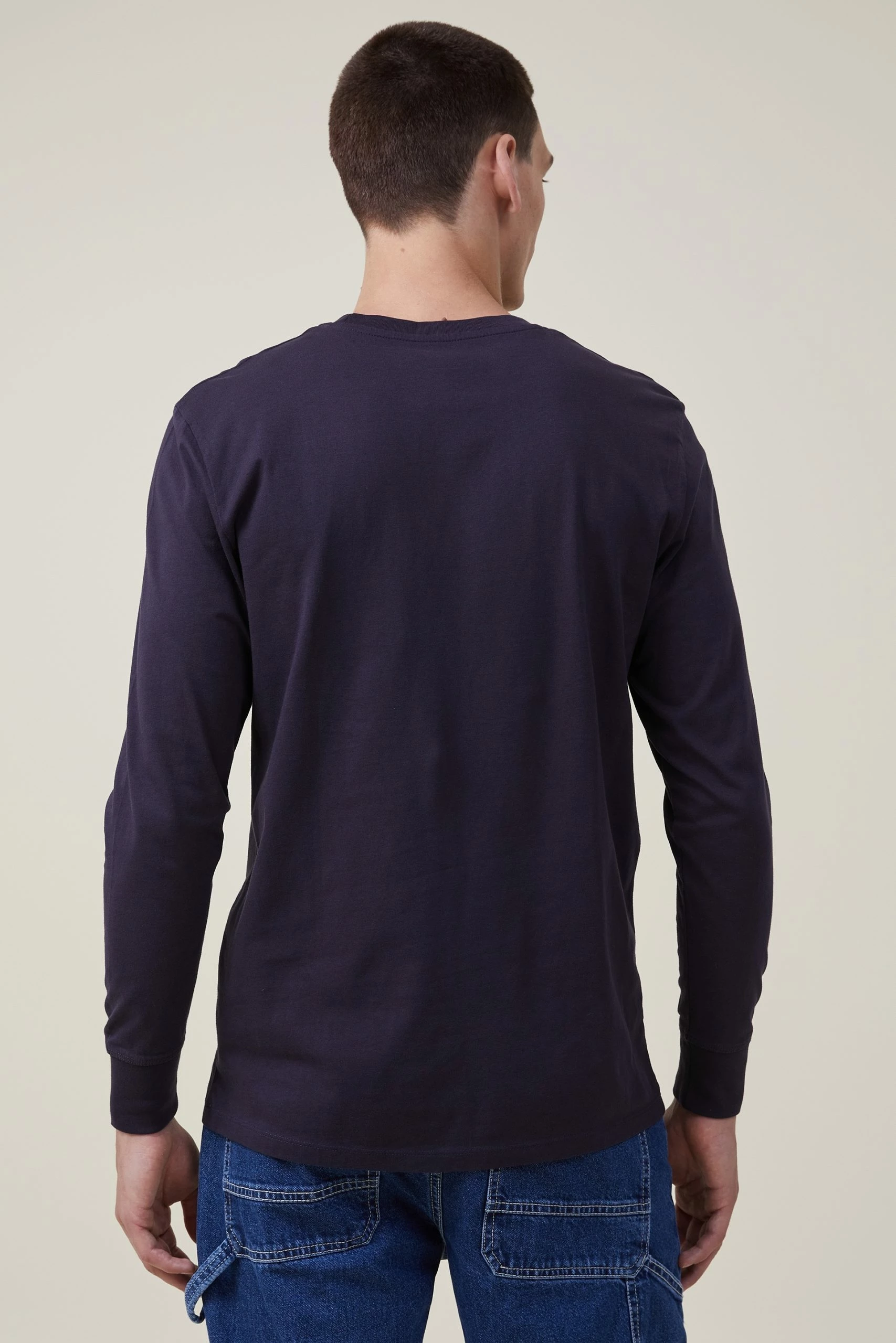 Cotton On Men Organic Long Sleeve T-Shirt - Image 3