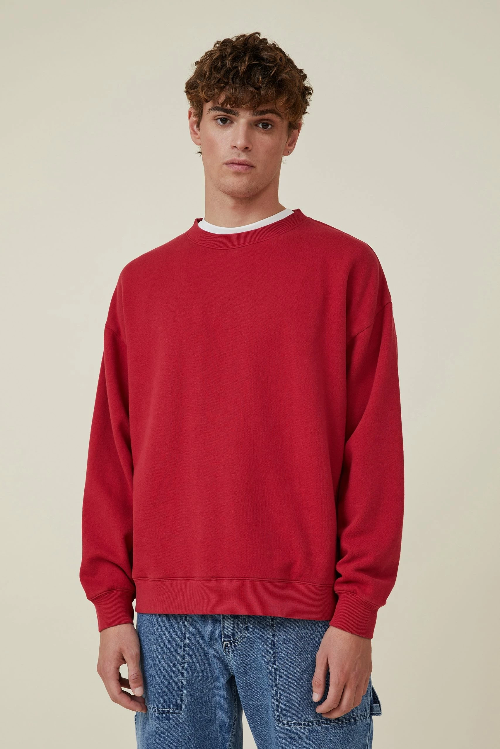 Cotton On Men Oversized Crew Fleece