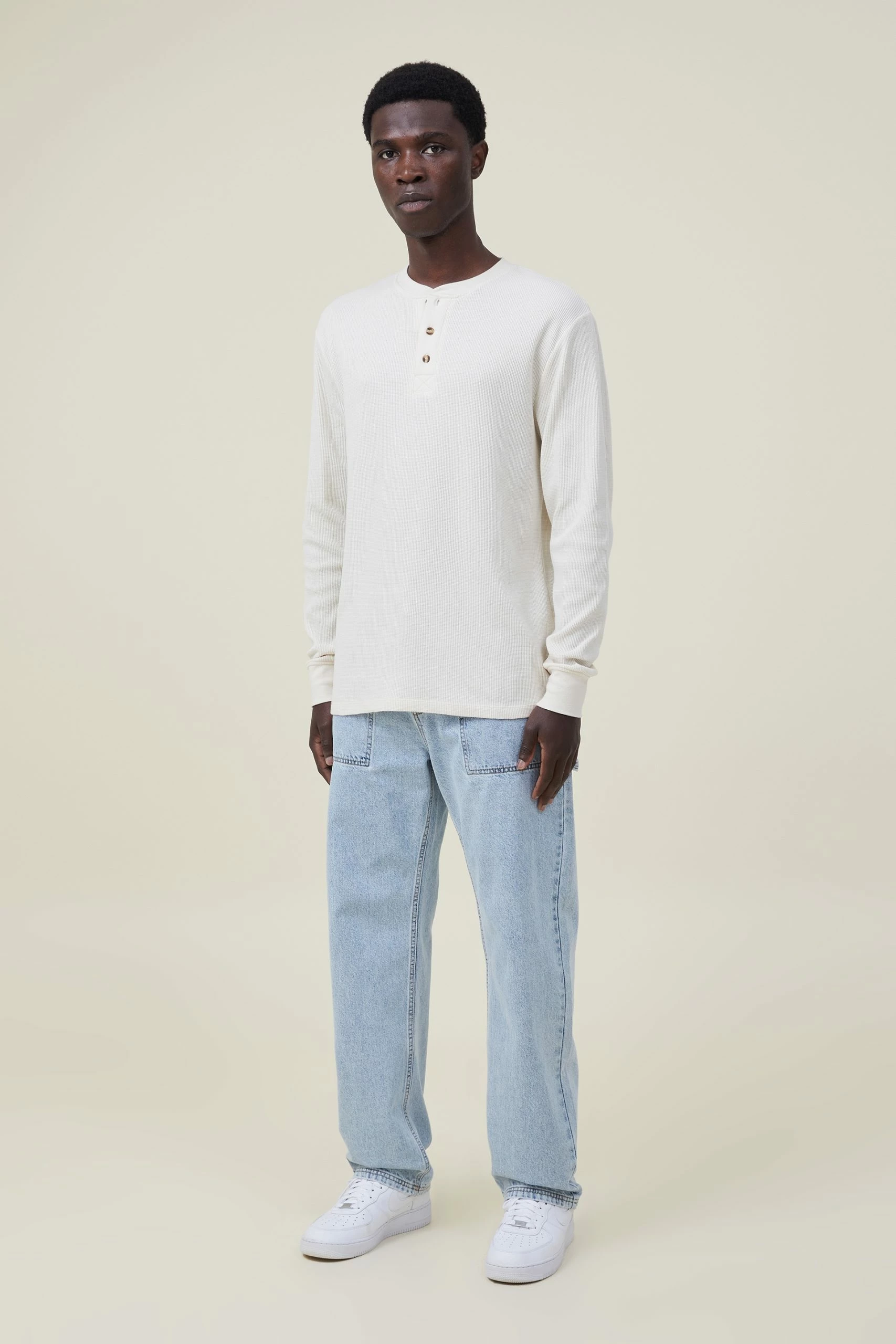 Cotton On Men Textured Long Sleeve Tshirt - Image 2