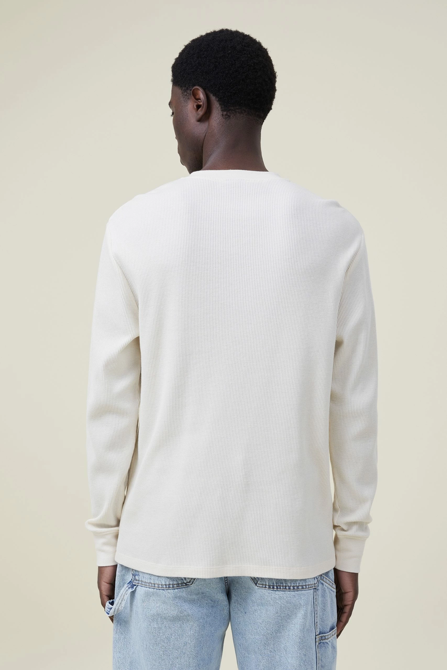 Cotton On Men Textured Long Sleeve Tshirt - Image 3