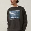 Cotton On Men Active Graphic Crew Fleece