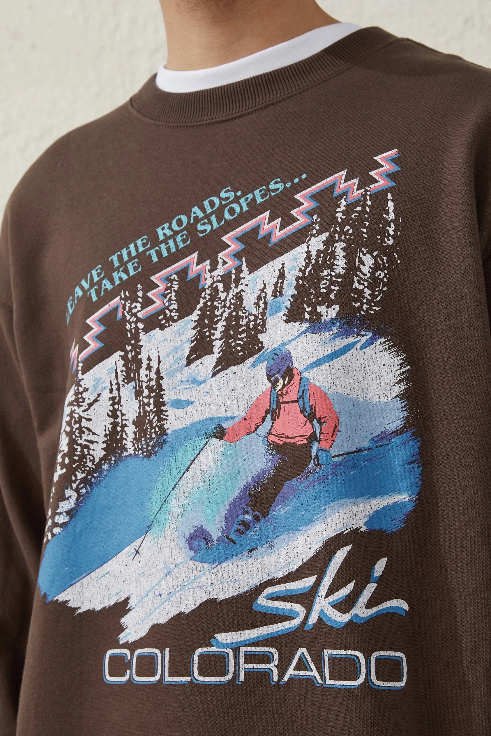 Cotton On Men Active Graphic Crew Fleece - Image 4