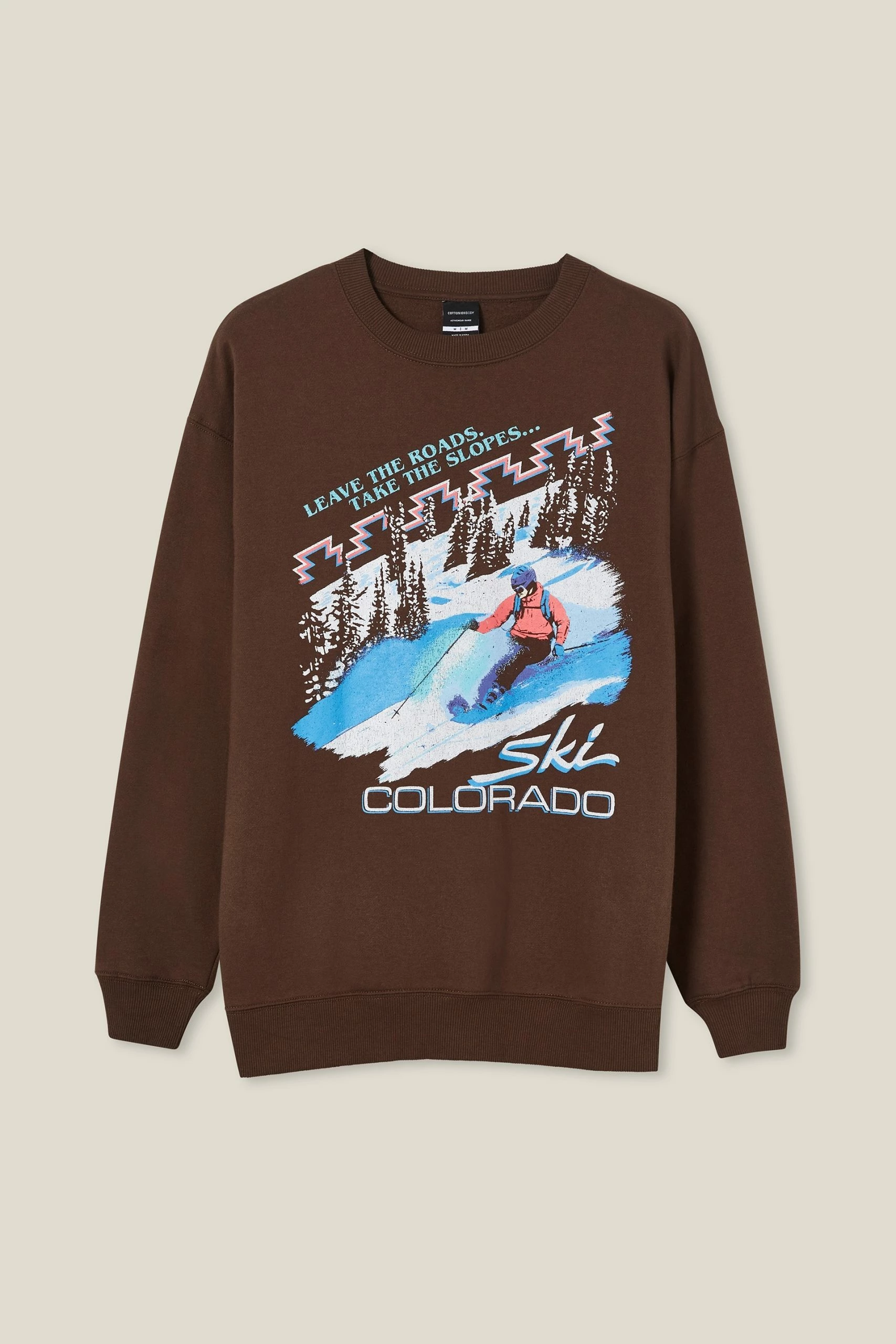 Cotton On Men Active Graphic Crew Fleece - Image 5