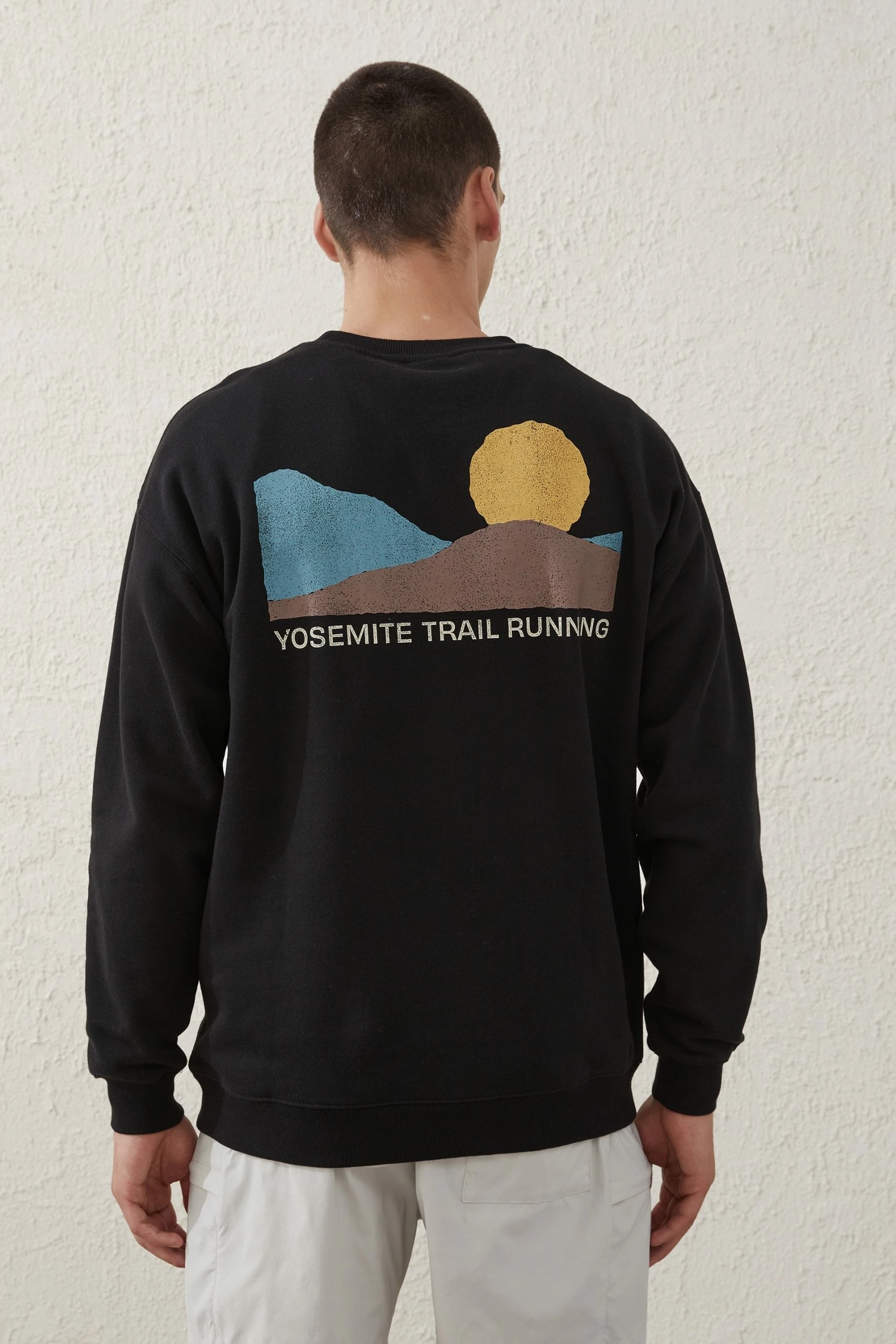 Cotton On Men Active Graphic Crew Fleece - Image 3