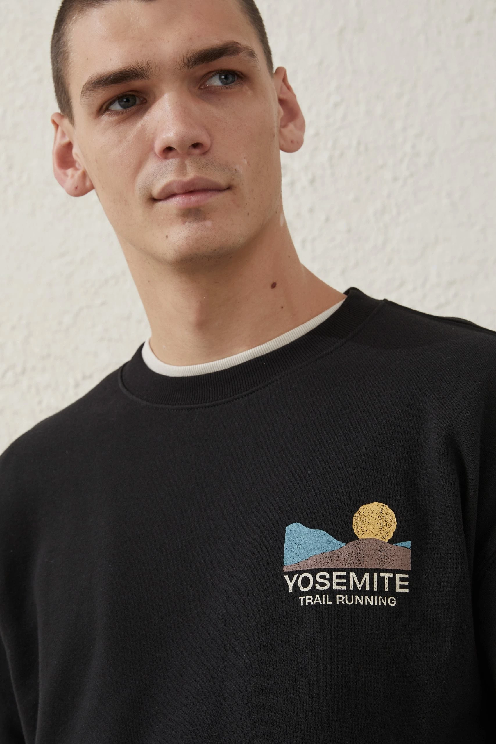 Cotton On Men Active Graphic Crew Fleece - Image 4