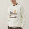 Cotton On Men Active Graphic Crew Fleece