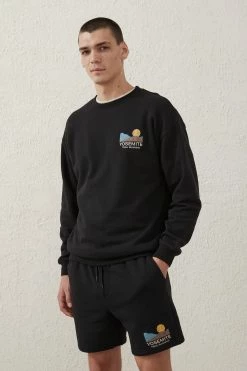 Cotton On Men Active Graphic Fleece Short