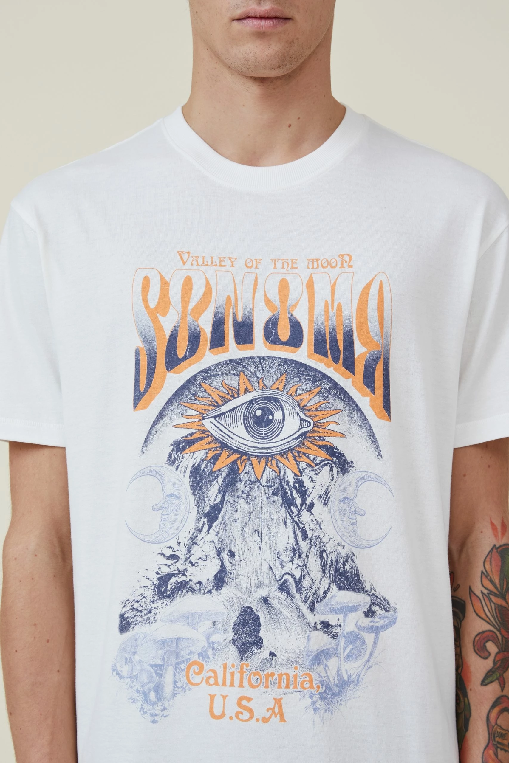 Cotton On Men Premium Loose Fit Art T-Shirt - Image 4