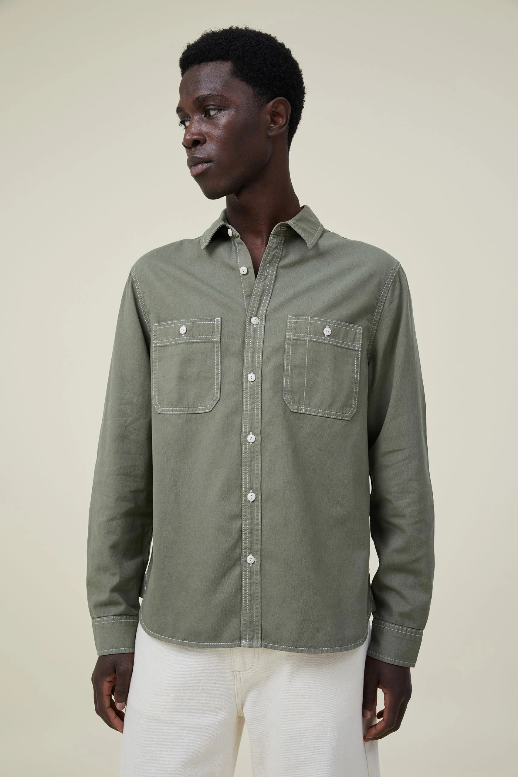Cotton On Men Brooklyn Long Sleeve Shirt
