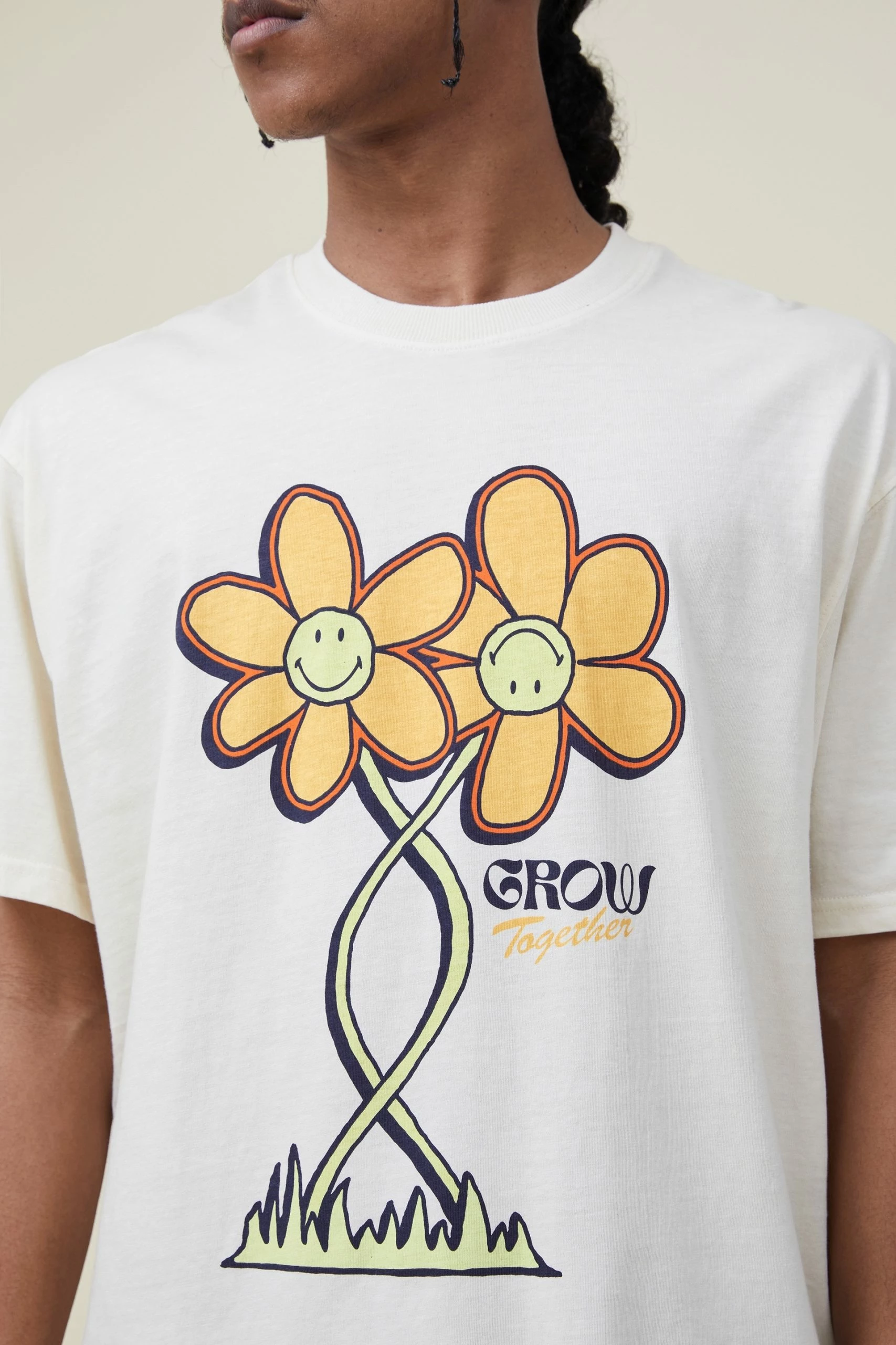 Cotton On Men Smiley Loose Fit T-Shirt - Image 4