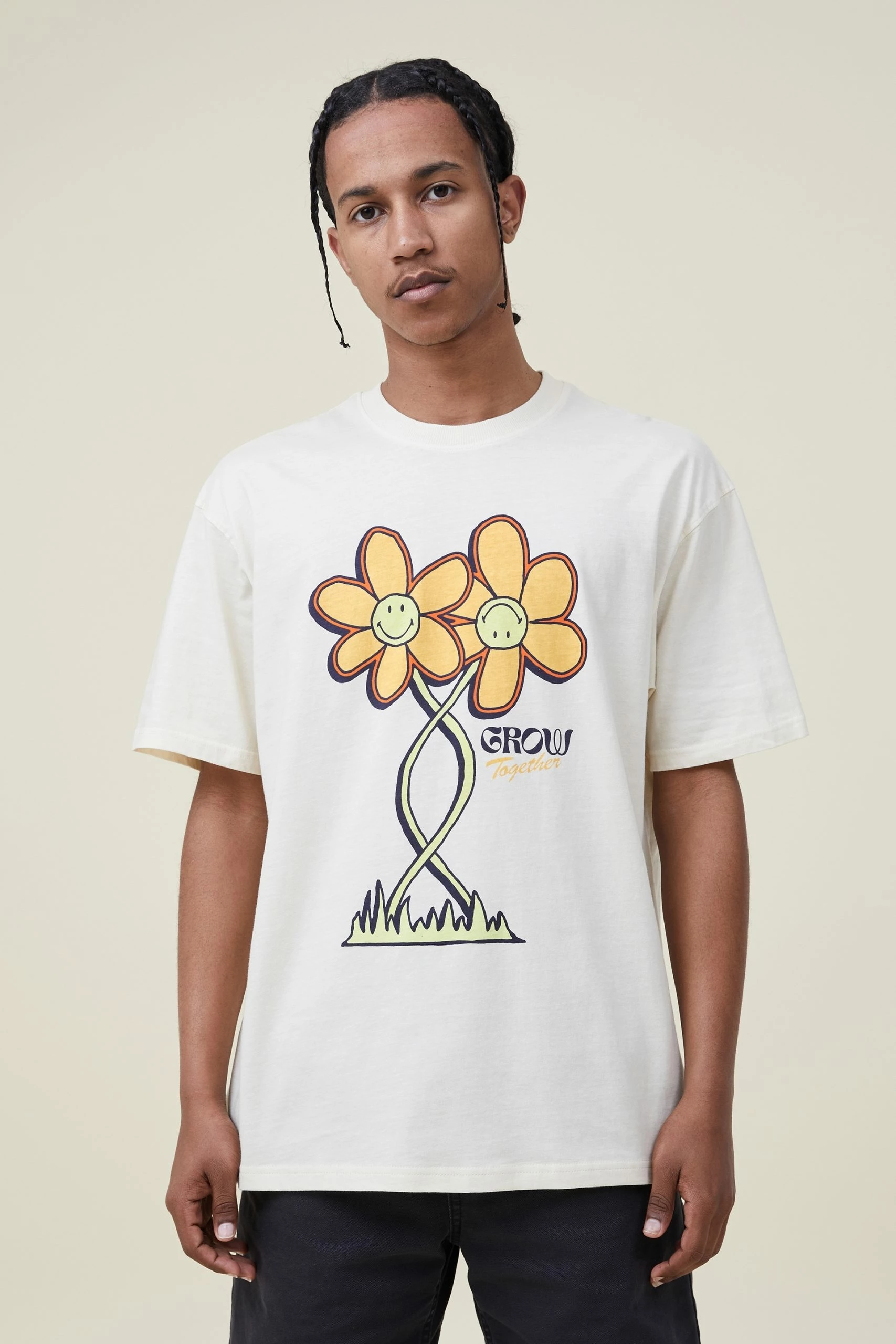 Cotton On Men Smiley Loose Fit T-Shirt - Image 5