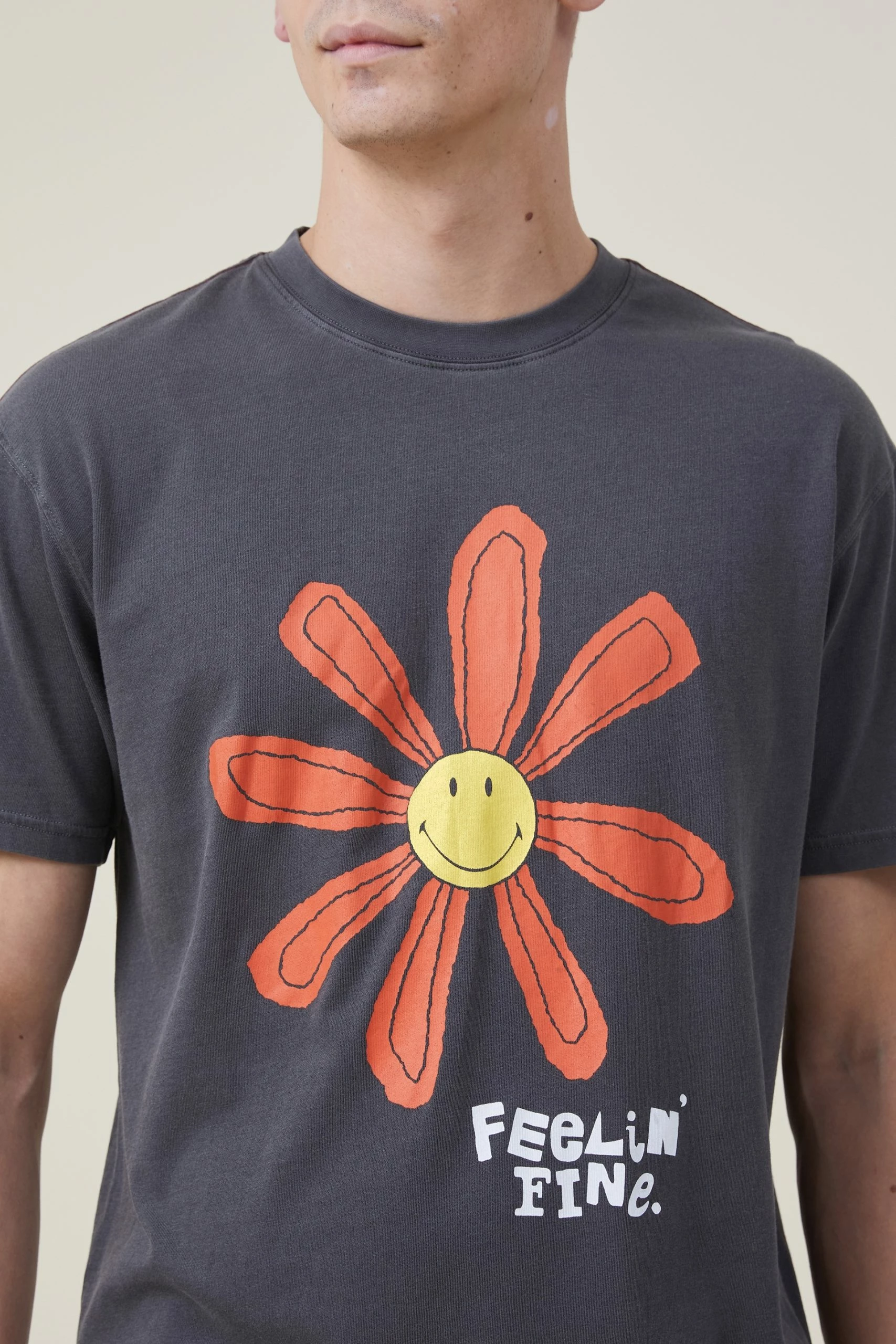 Cotton On Men Smiley Loose Fit T-Shirt - Image 4