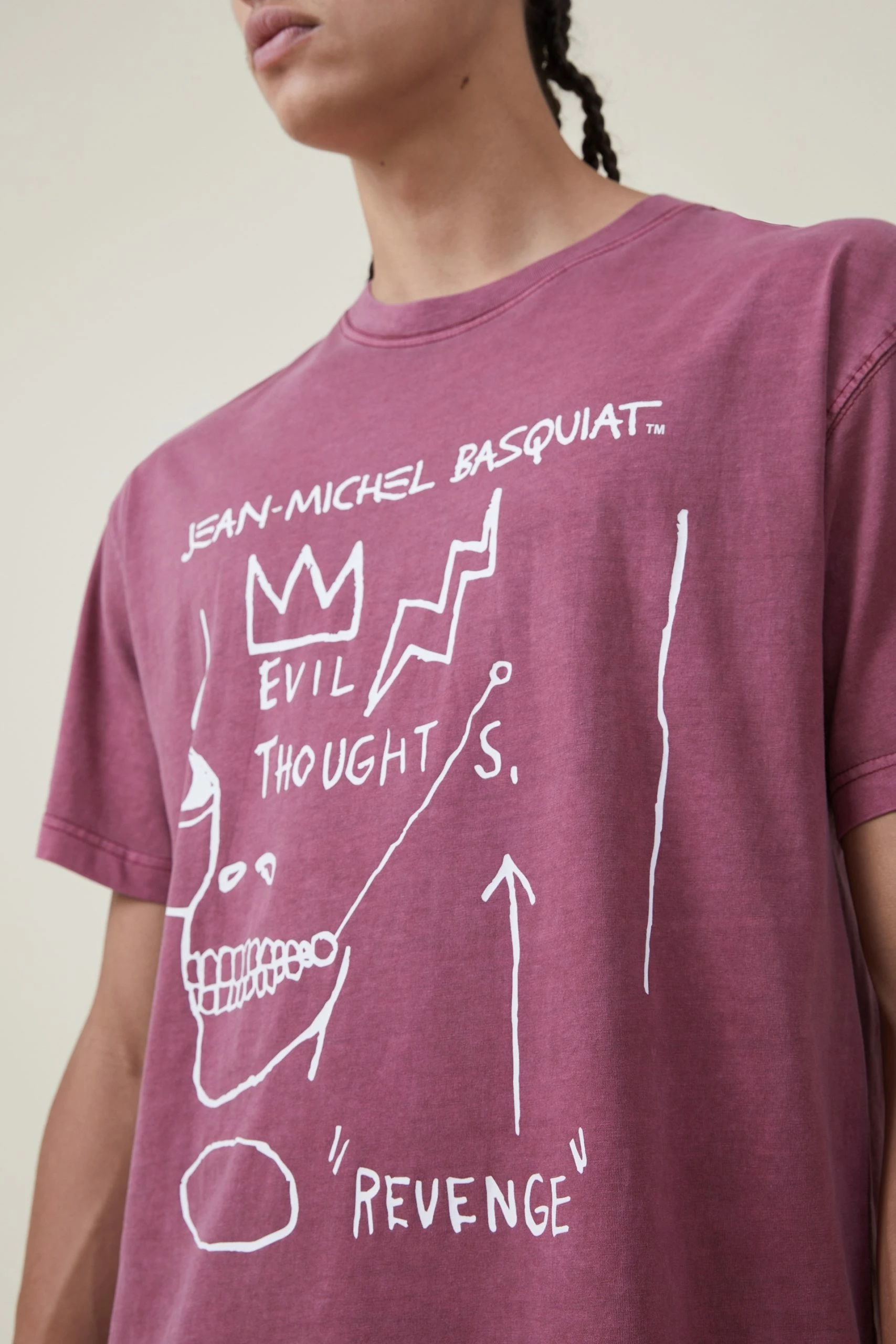 Cotton On Men Basquiat Loose Fit T-Shirt - Image 4