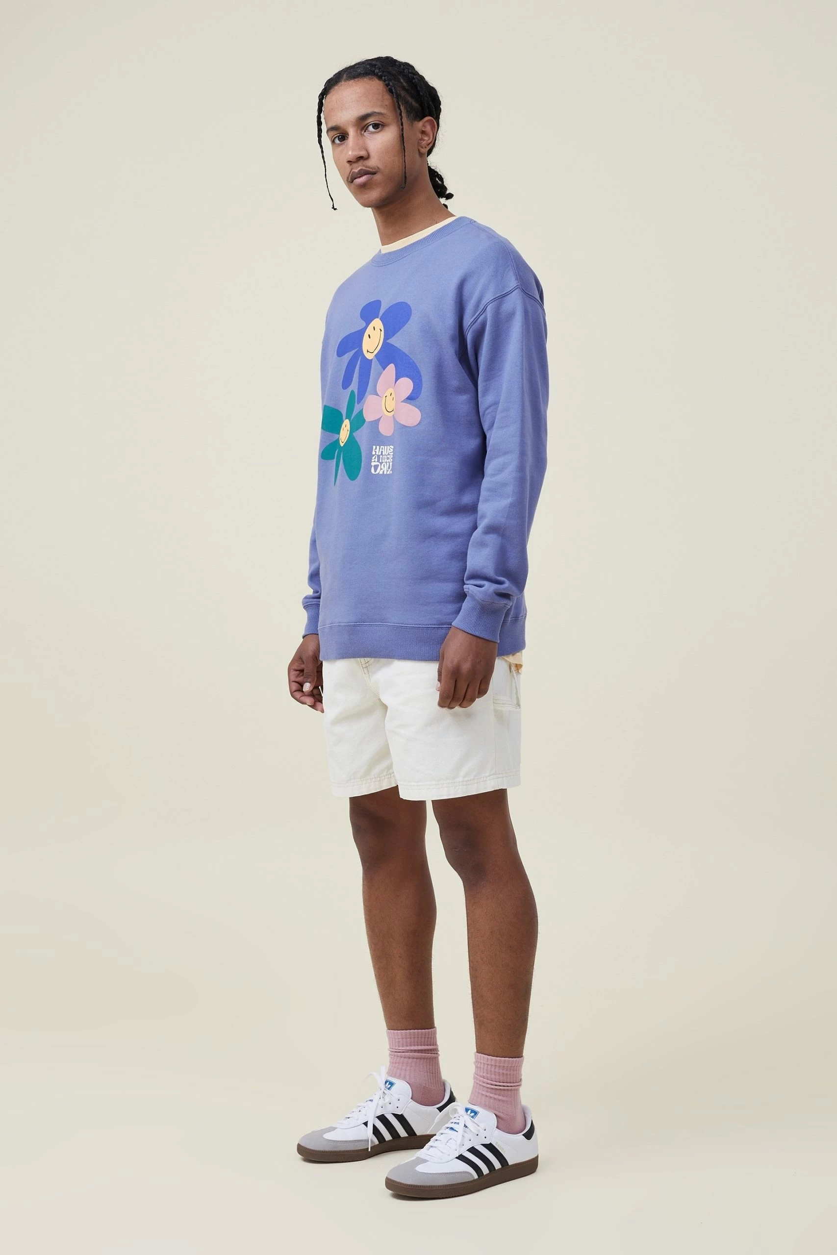 Cotton On Men Smiley Crew Fleece - Image 2