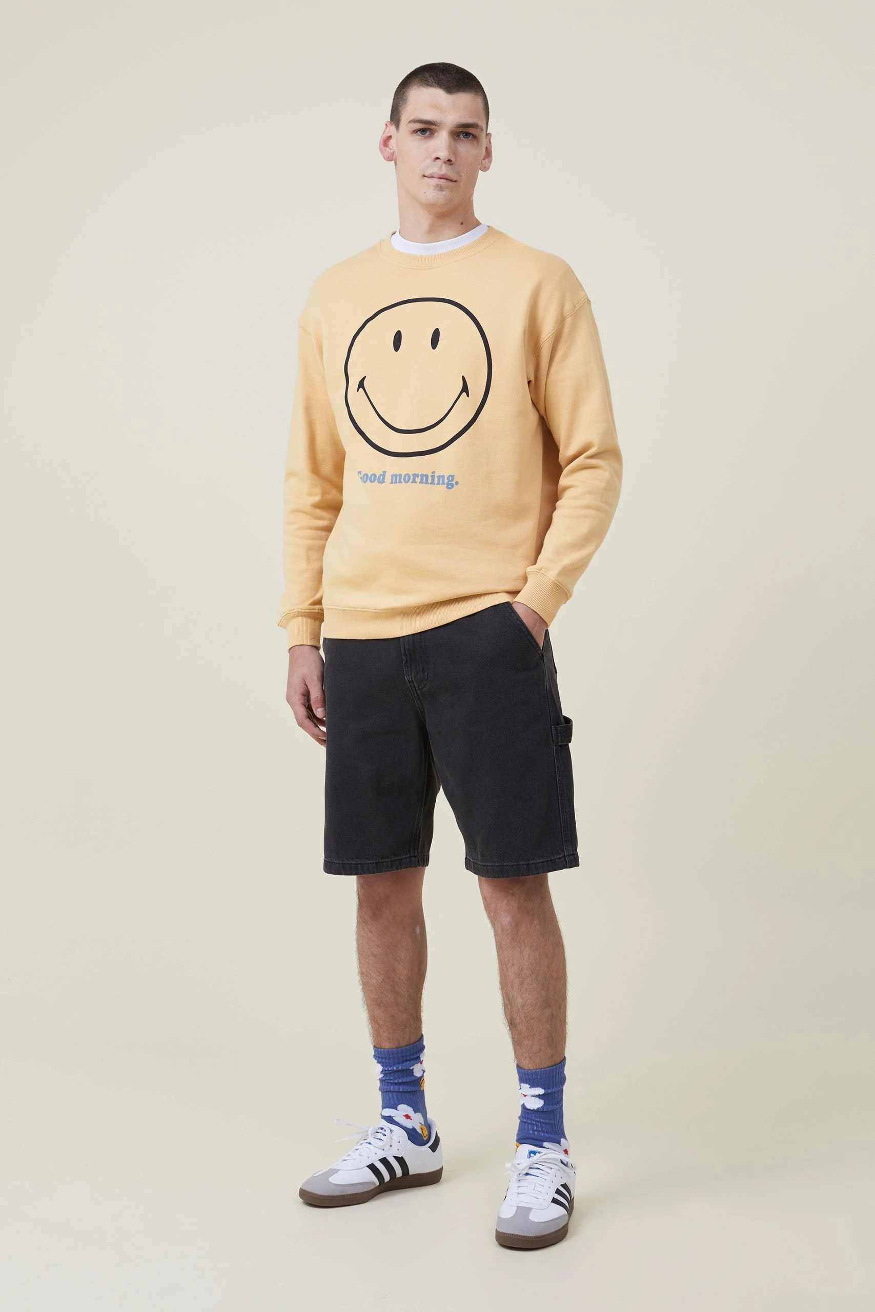 Cotton On Men Smiley Crew Fleece - Image 2