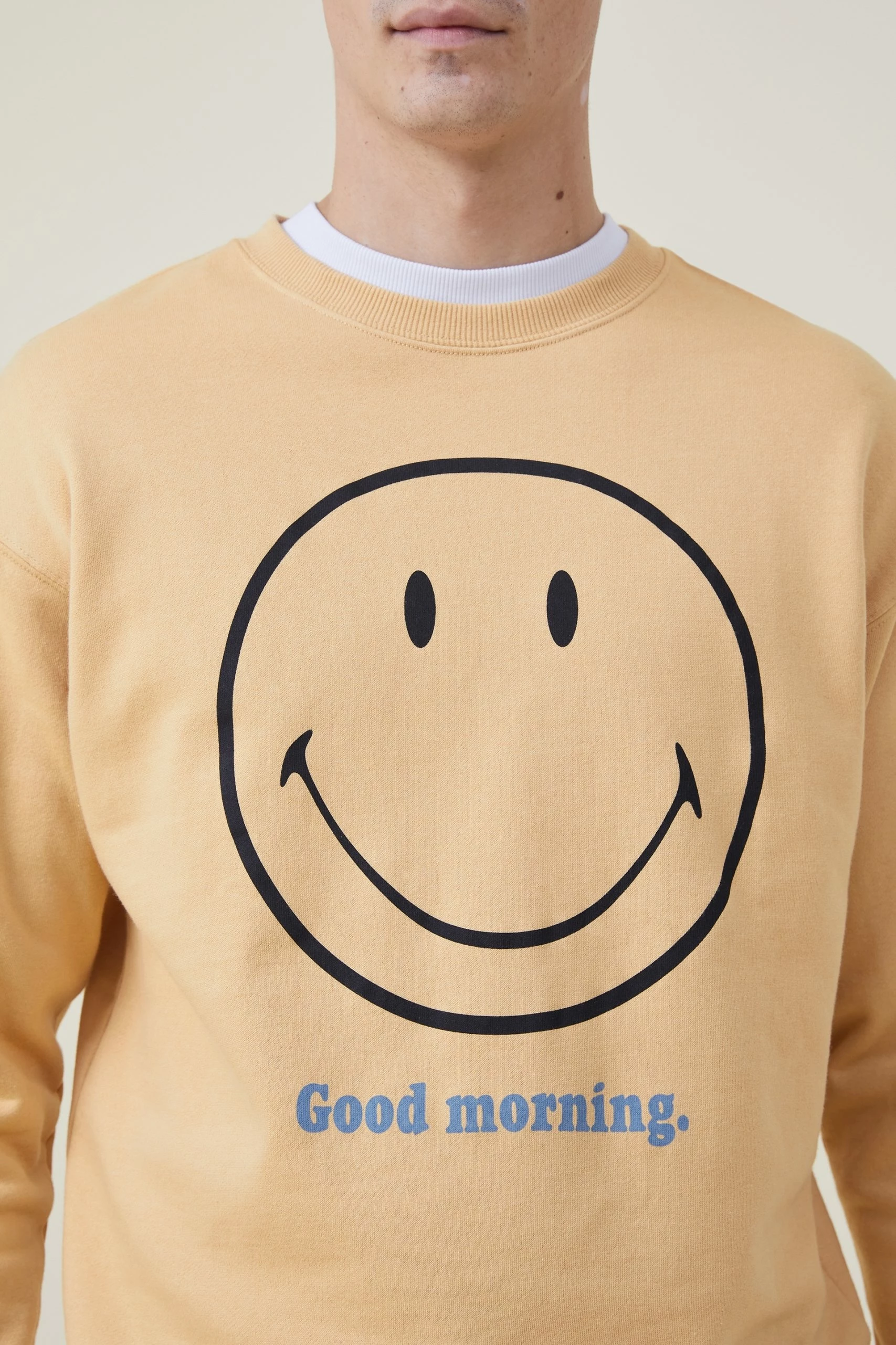 Cotton On Men Smiley Crew Fleece - Image 4