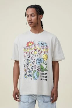 Cotton On Men Smiley Oversized T-Shirt