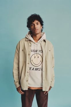 Cotton On Men Smiley Fleece Pullover