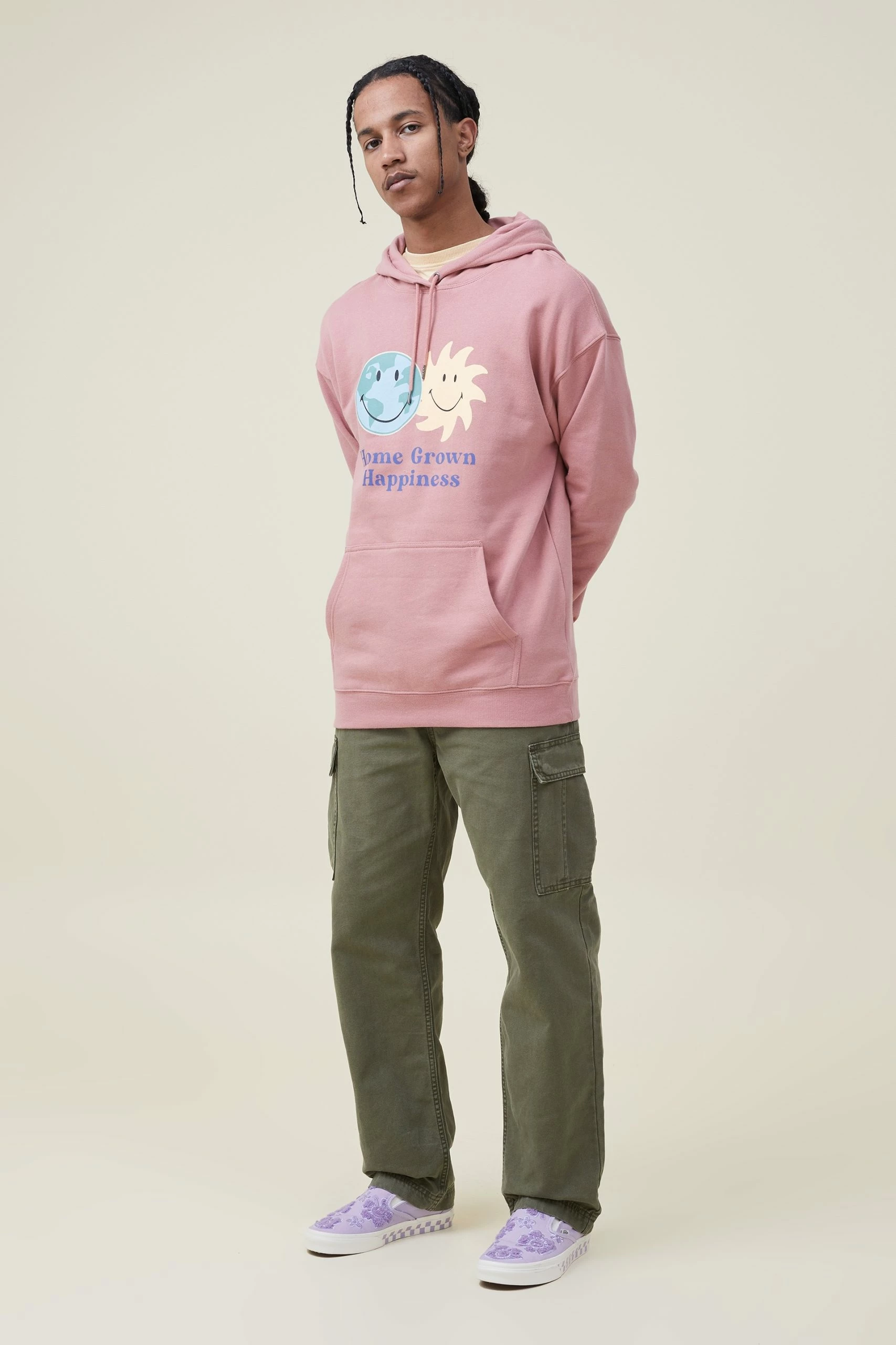Cotton On Men Smiley Fleece Pullover - Image 2