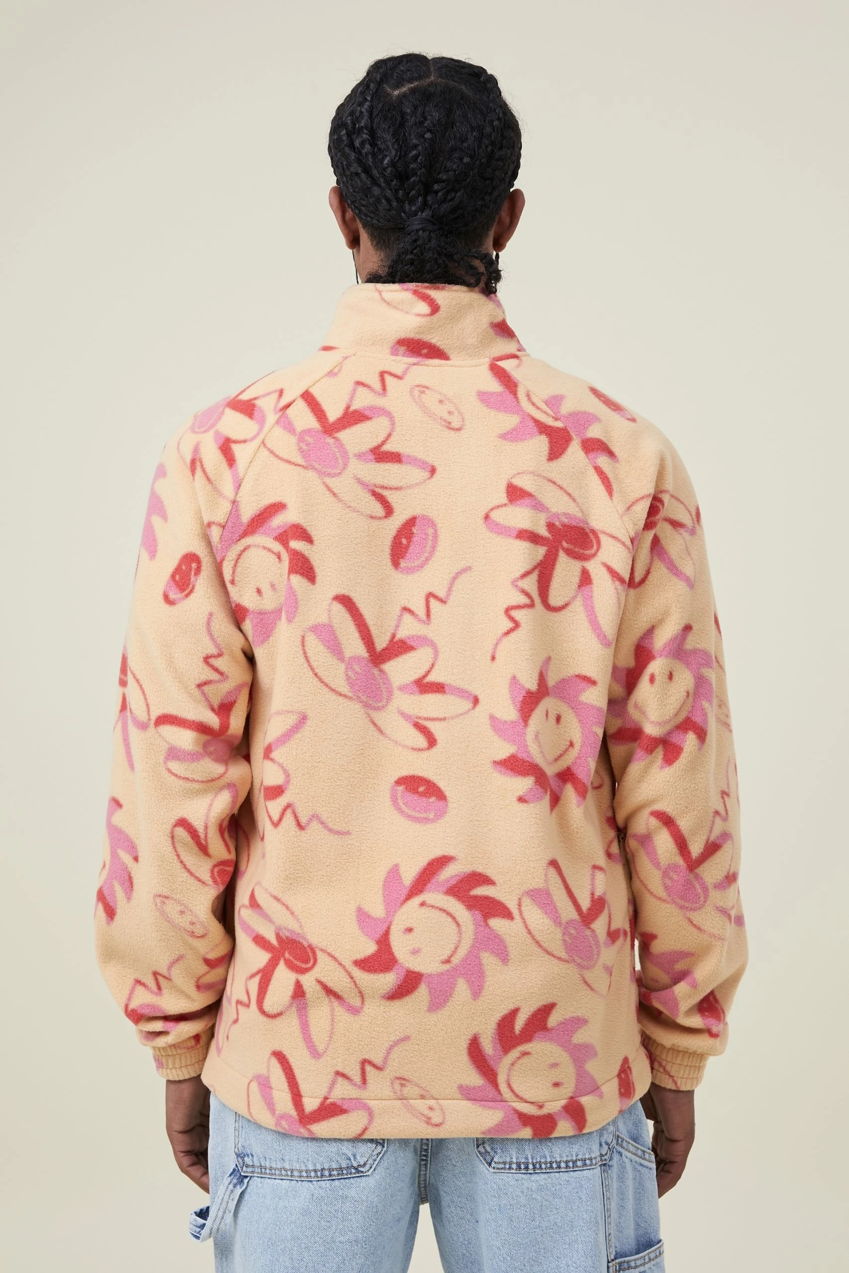 Cotton On Men Smiley Polar Fleece Quarter Zip - Image 3