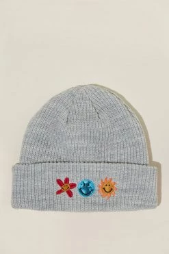 Cotton On Men Smiley Beanie