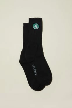 Cotton On Men Smiley Active Sock