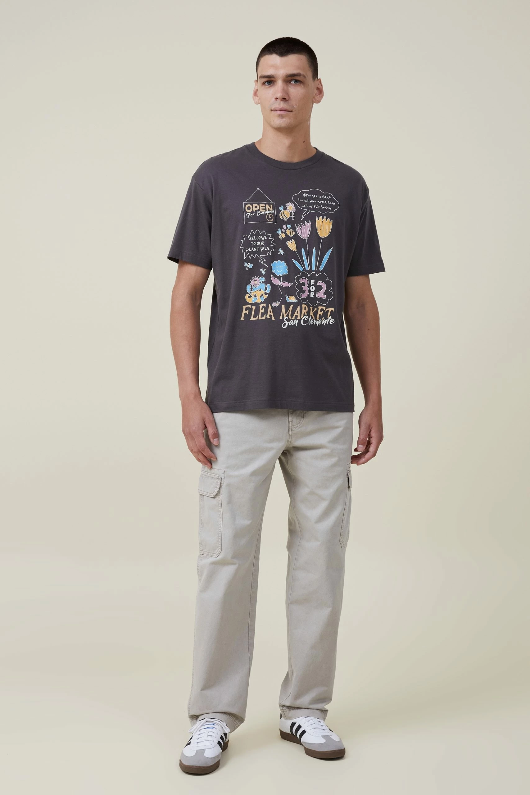 Cotton On Men Loose Fit Art T-Shirt - Image 2