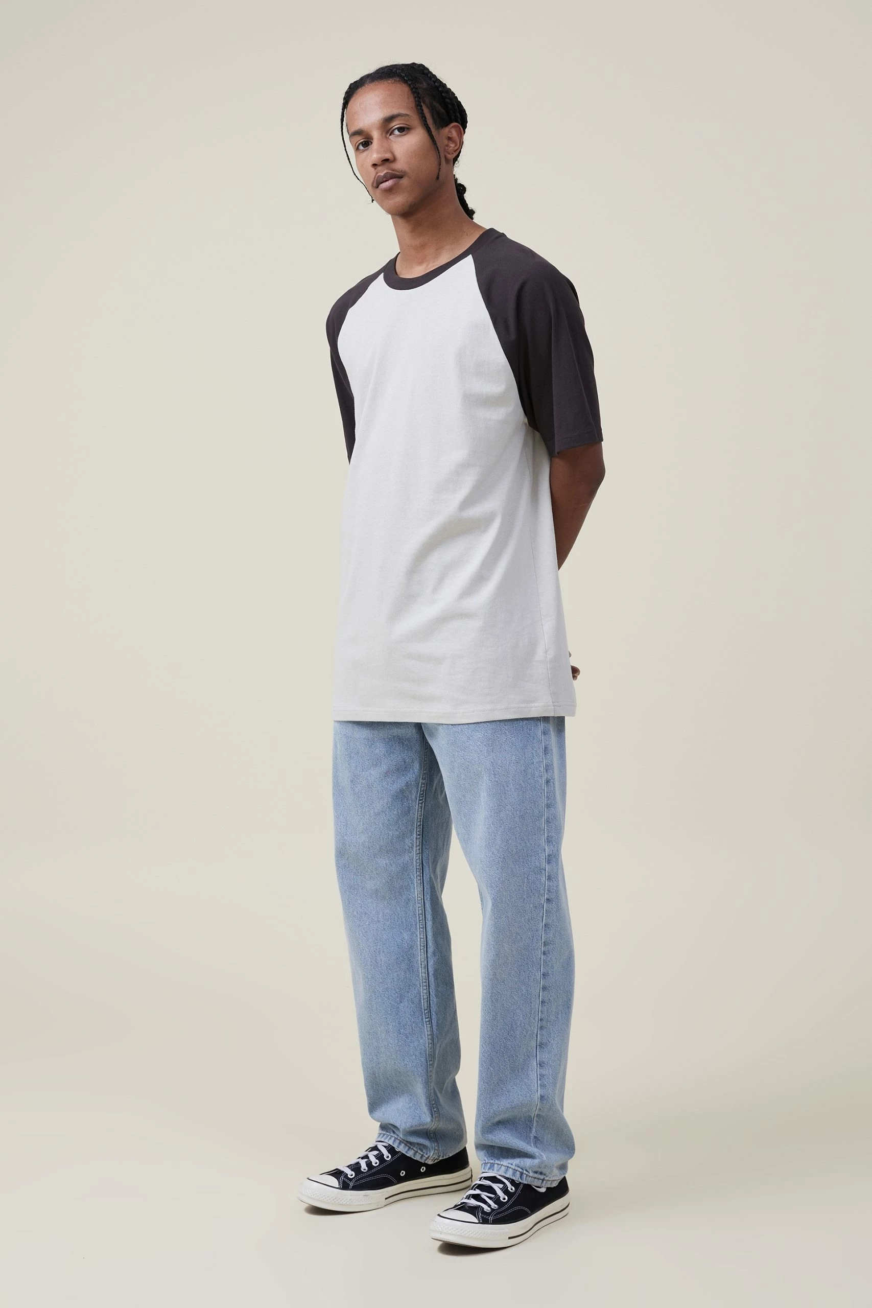 Cotton On Men Loose Fit Raglan T-Shirt - Image 2