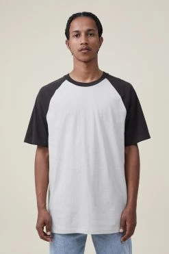 Cotton On Men Loose Fit Raglan T-Shirt