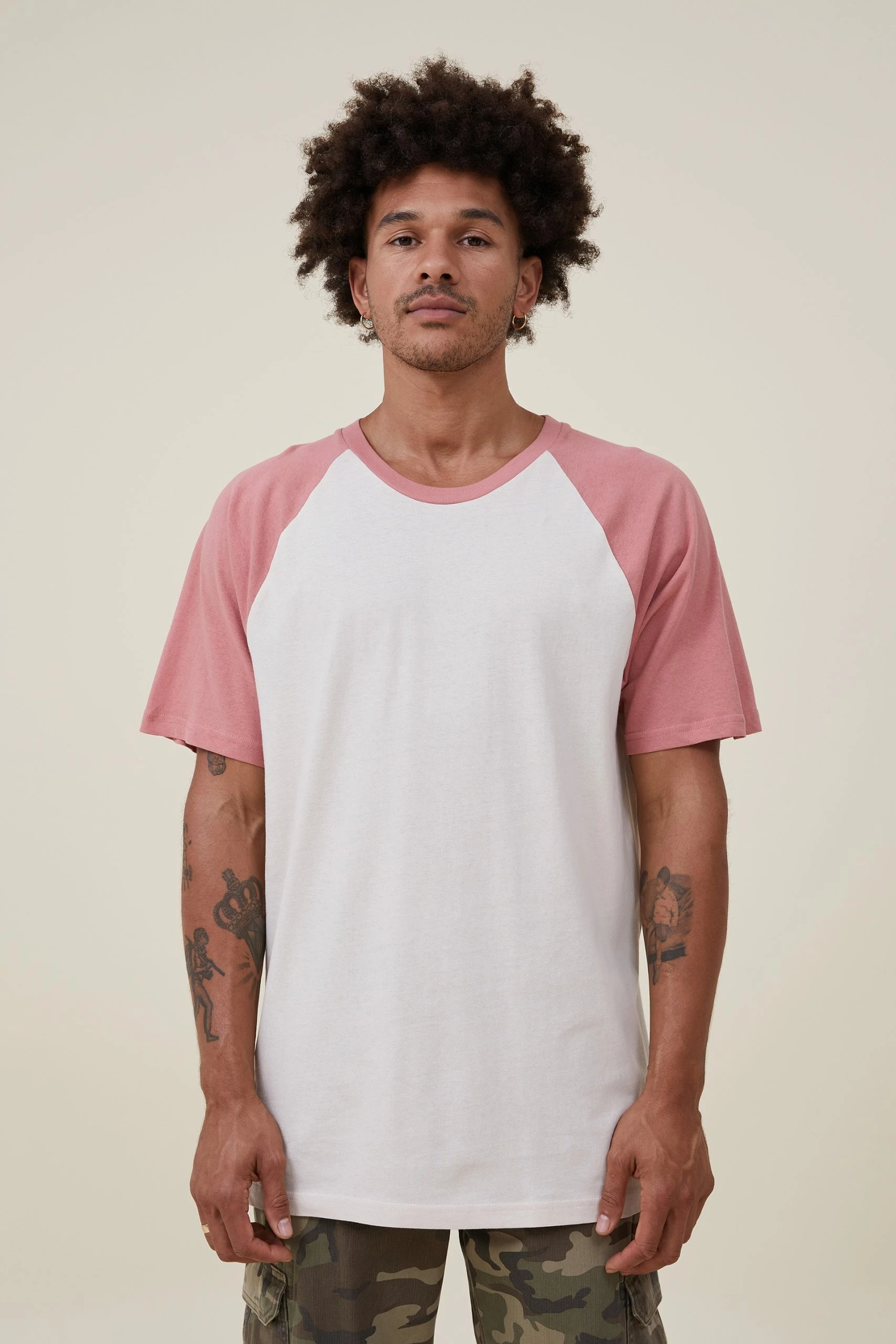 Cotton On Men Loose Fit Raglan T-Shirt