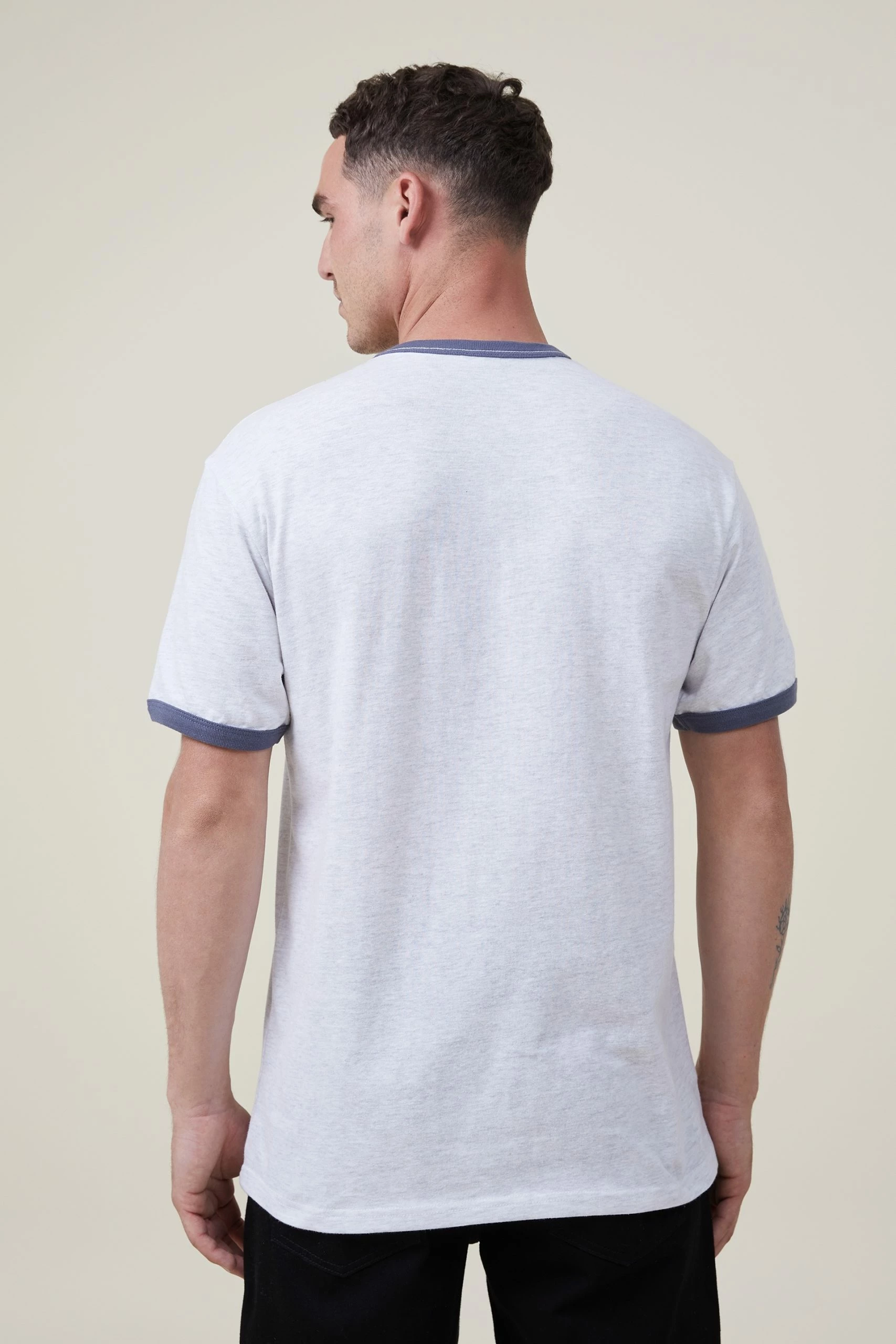 Cotton On Men Loose Fit Ringer T-Shirt - Image 3