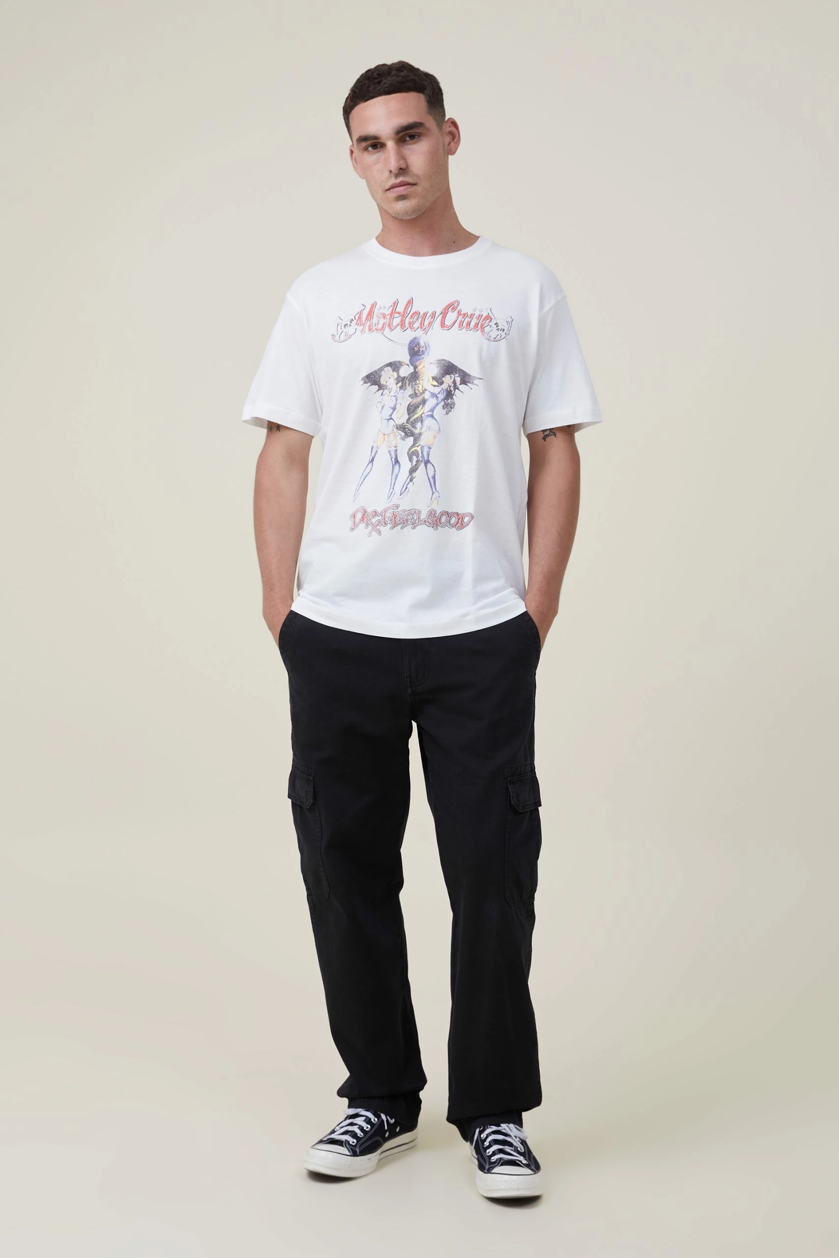 Cotton On Men Loose Fit Music T-Shirt - Image 2