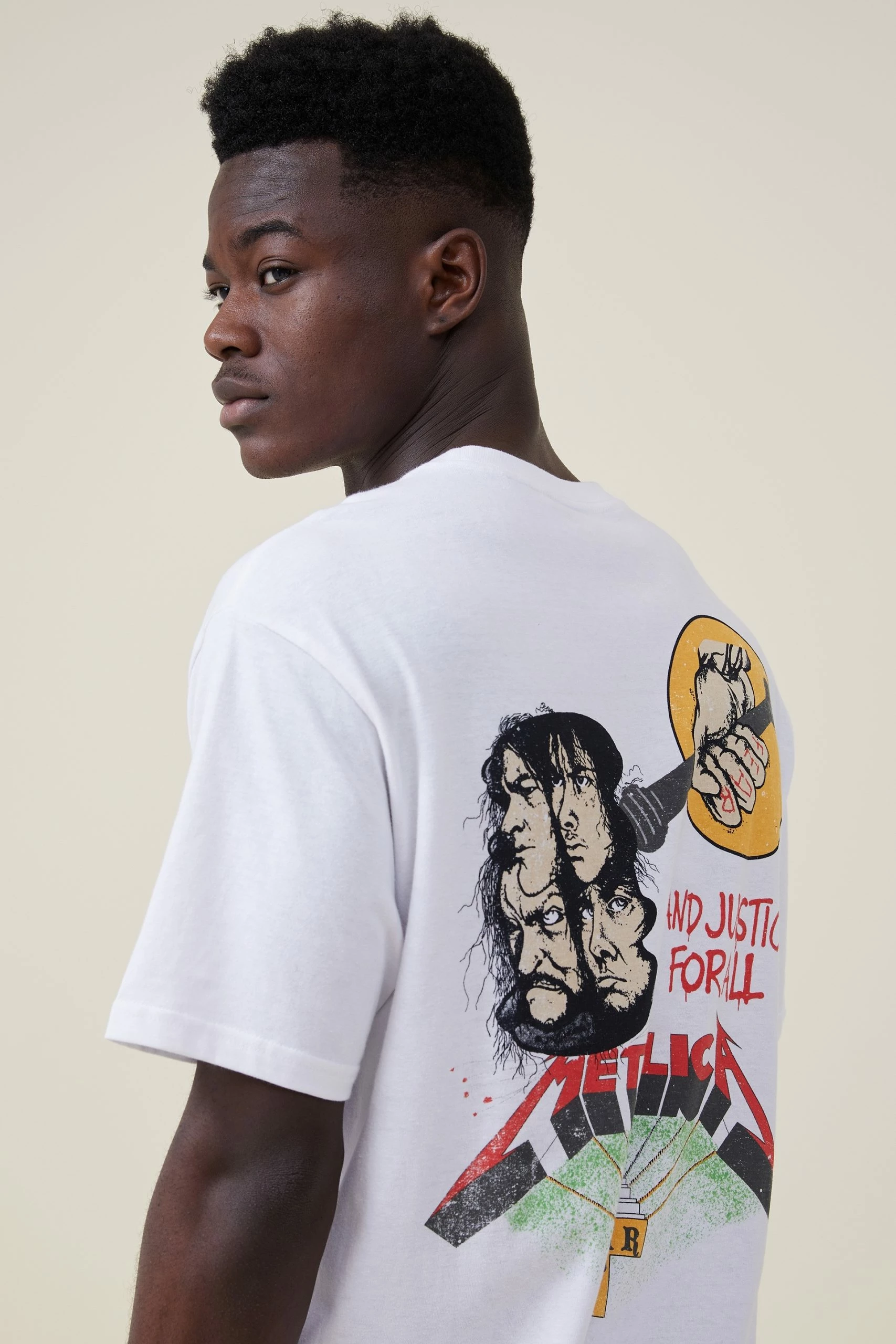 Cotton On Men Loose Fit Music T-Shirt - Image 4