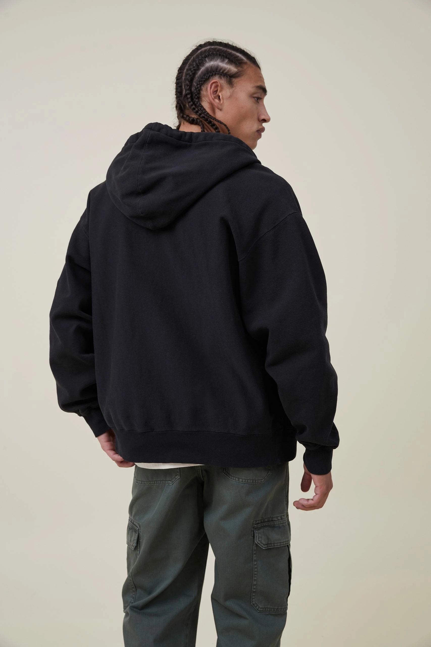 Cotton On Men Oversized Zip Up Hoodie - Image 3