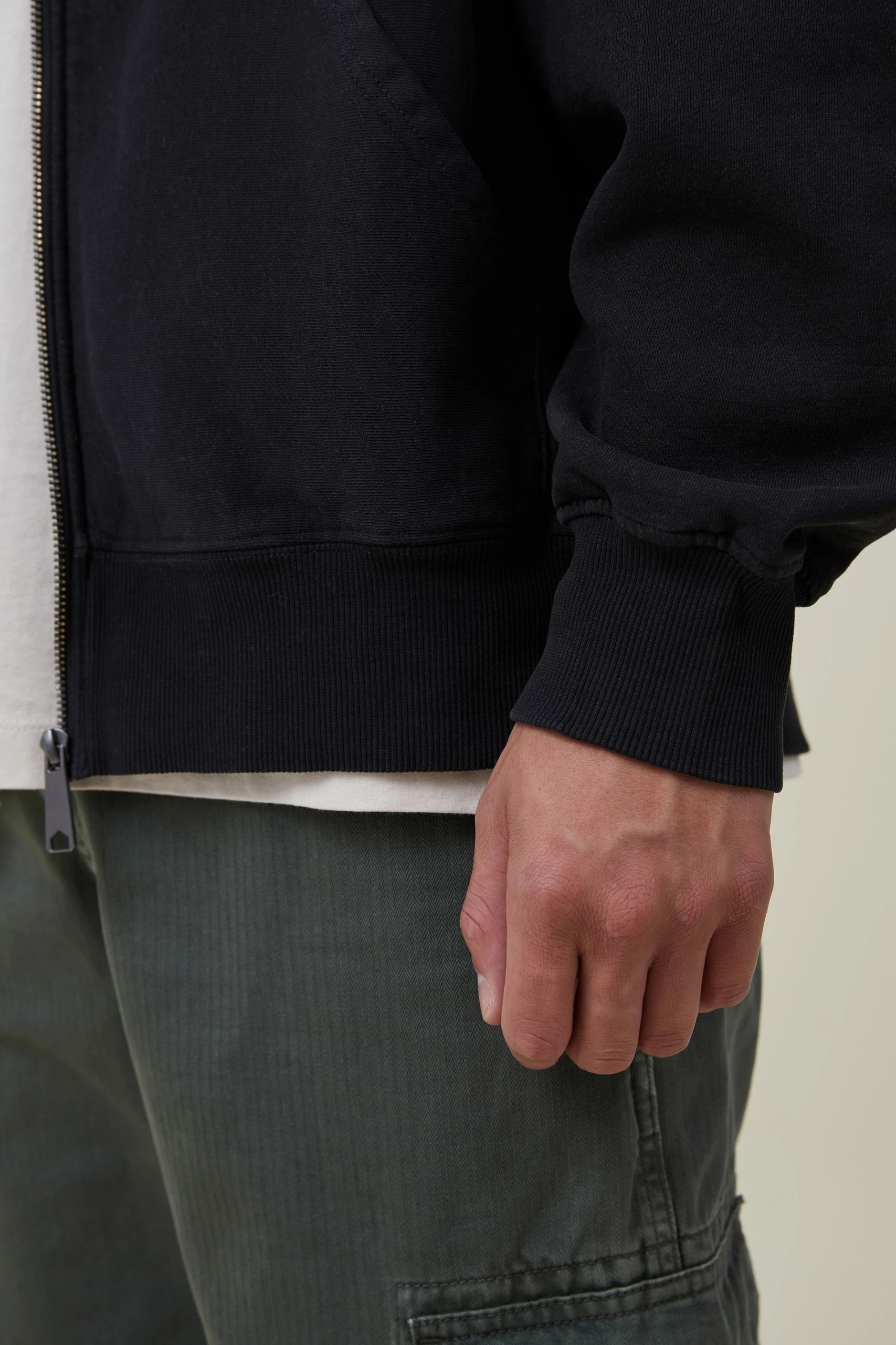 Cotton On Men Oversized Zip Up Hoodie - Image 4