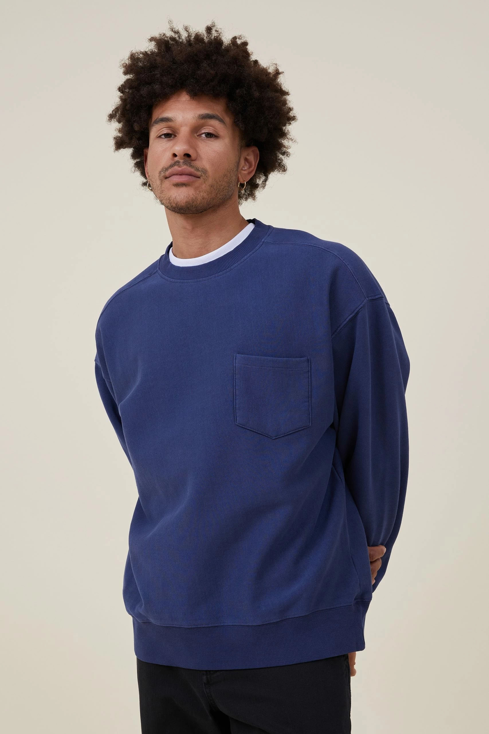 Cotton On Men Oversized Crew Sweater