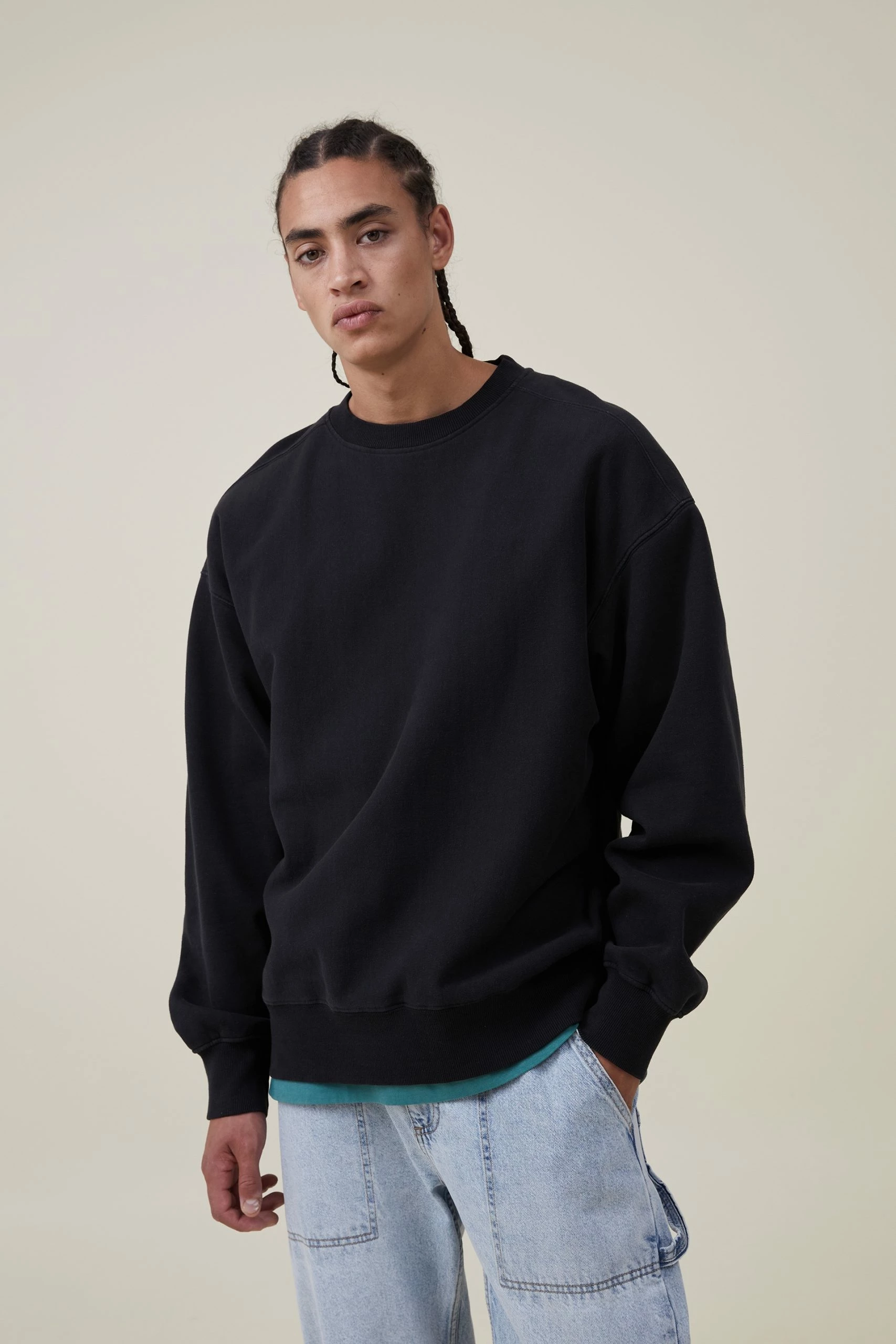 Cotton On Men Oversized Crew Sweater
