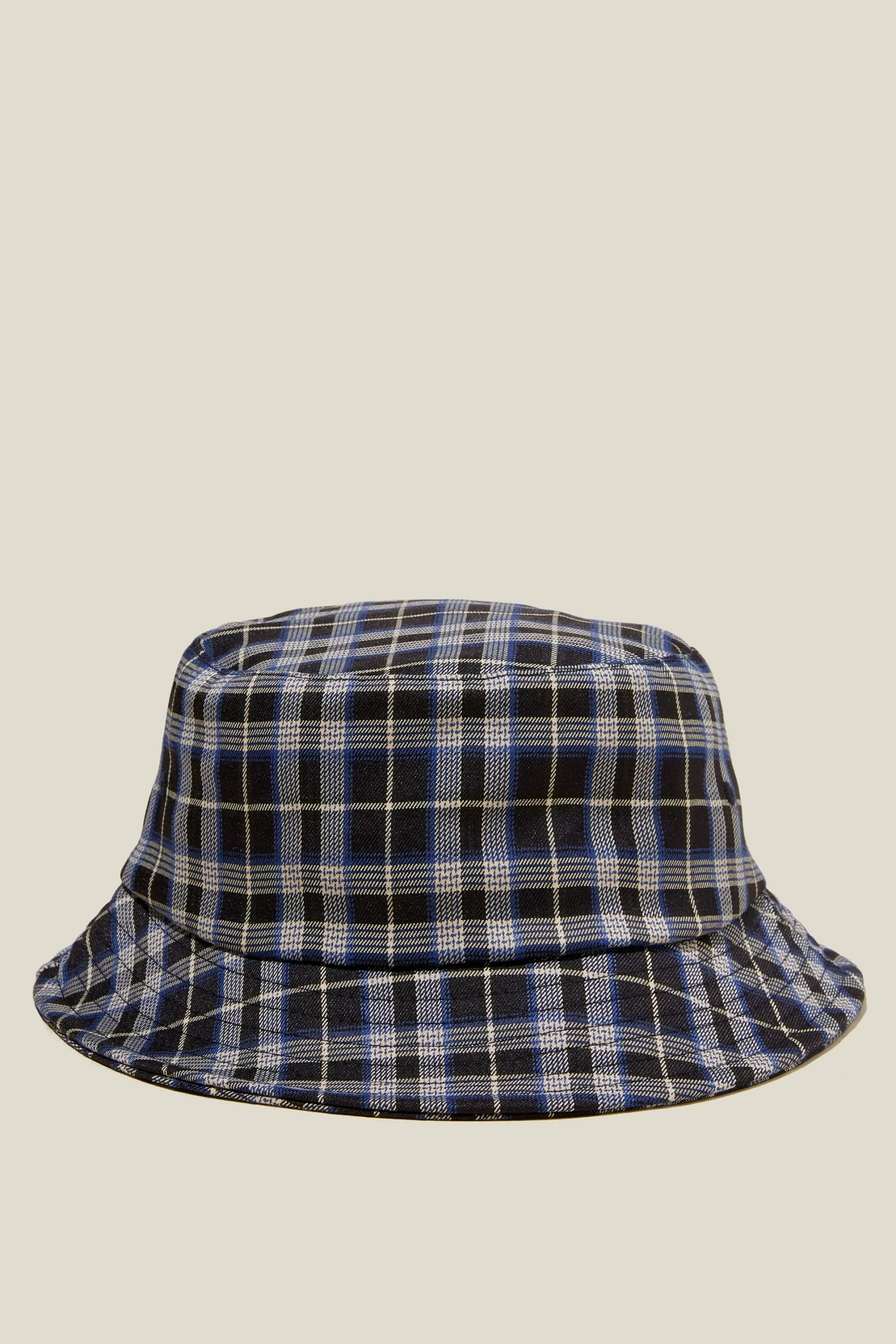 Cotton On Men Check Bucket Hat